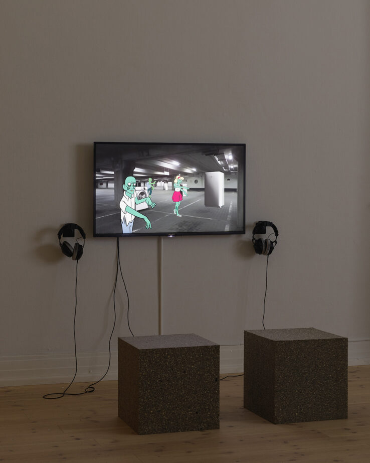 Piscine (Jens Settergren, Mark Tholander & Anna Ørberg), OS (2019), installation view, Kunsthal Aarhus