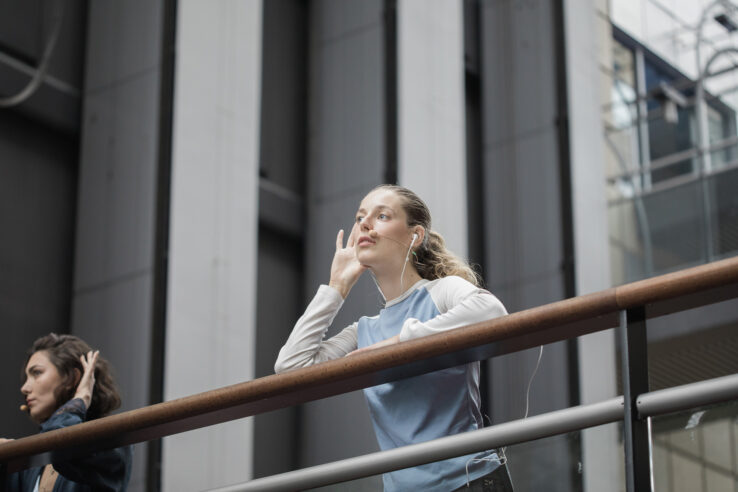 Union for Open Vocalism, Earplay (2019), performance in Scandinavian Center, Aarhus. Photo: Malte Riis.