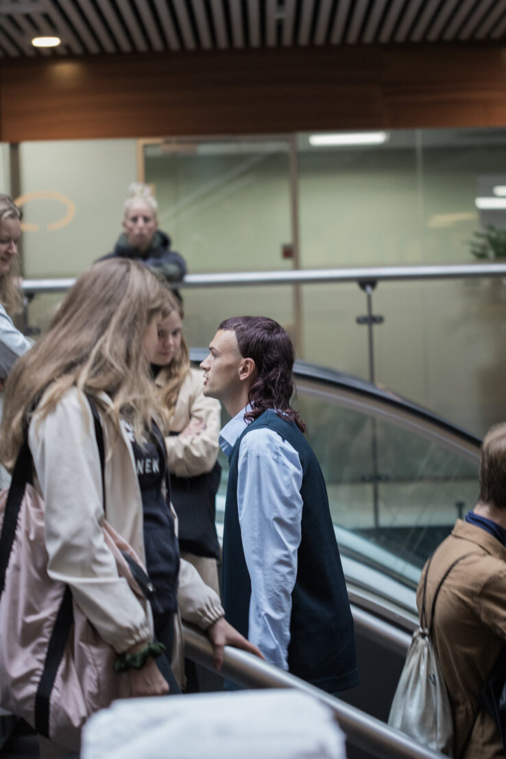 Union for Open Vocalism, Earplay (2019), performance in Scandinavian Center, Aarhus. Photo: Malte Riis.