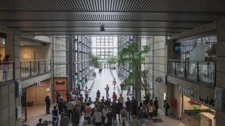 Union for Open Vocalism, Earplay (2019), performance in Scandinavian Center, Aarhus. Photo: Malte Riis.